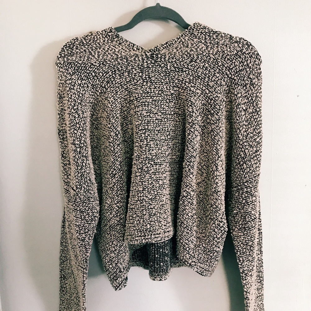 Ambiance slightly cropped hooded sweater